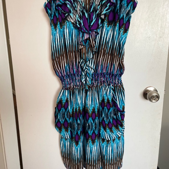 Fashion to Figure Multicolor Ruffle Romper - Size 3X - Picture 4 of 12